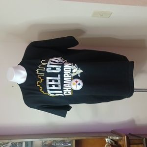 STEEL CITY champions black tee shirt  xl steelers penguins
